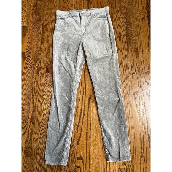 Loft Gray Velvety Skinny Leg Pant - size 30/10 - Picture 1 of 4
